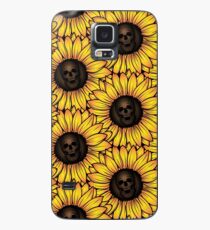 Skull Sun Flower Dark Nature Illustration Case/Skin for Samsung Galaxy