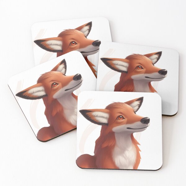 Item preview, Whimsical Dhole Gazing at the Sky - Nature-Inspired designed and sold by Ridaelb.