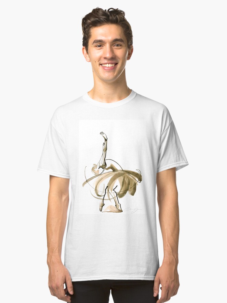 Alternate view of Ballet Dance Drawing Classic T-Shirt