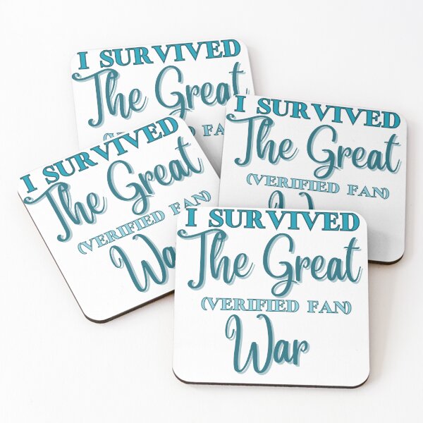 Item preview, I Survived The Great (Verified Fan) War - The Eras Tour designed and sold by Kelsey Gideon.