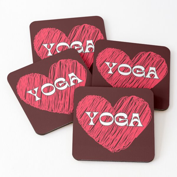 Item preview, I love Yoga, Yoga inside a heart. designed and sold by Gilby-Designs.