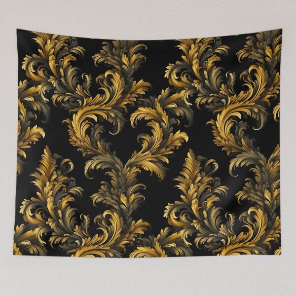 Item preview, Exquisite Baroque Detail Seamless Pattern - Opulent Beauty designed and sold by Moo7shop.