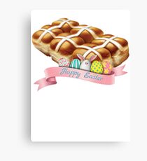 Hot Cross Buns Easter Canvas Print