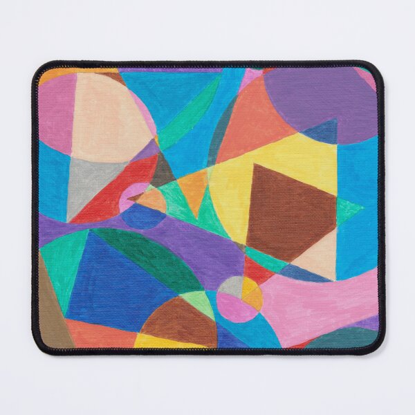 Item preview, Triangles and Circles Abstract Painting designed and sold by JAMporium.