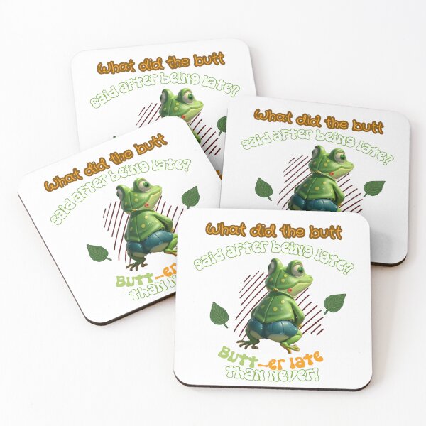 Item preview, Frog Butt Late Never designed and sold by VicetTees.