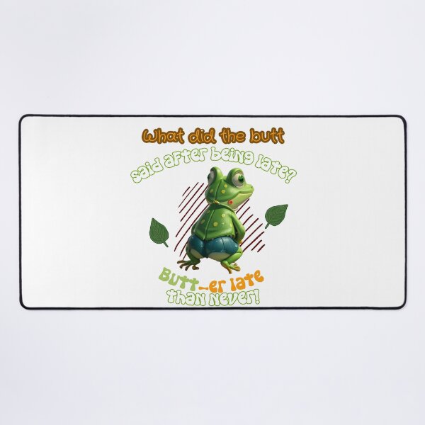 Item preview, Frog Butt Late Never designed and sold by VicetTees.