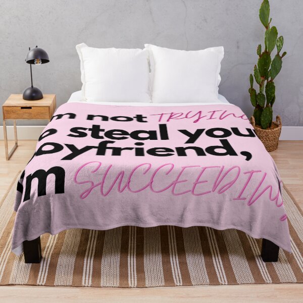 Item preview, Pink I’m not trying to steal your boyfriend, I’m succeeding designed and sold by Charlottieloux.