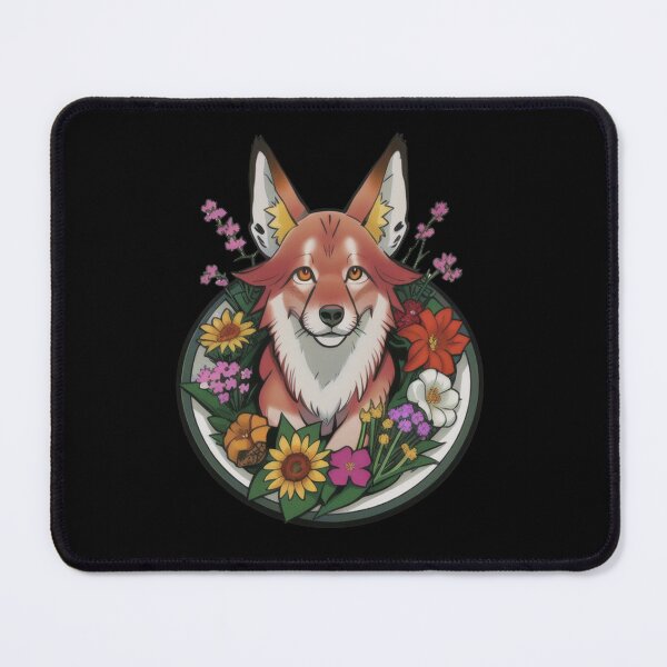 Item preview, Playful Dhole Amidst Vibrant Flowers designed and sold by Ridaelb.