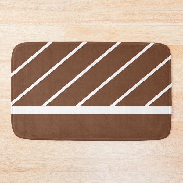 Item preview, White Minimal Modern Diagonal Stripe Pattern Nutshell 024-37-20 75472f 2024 Trending Shades designed and sold by ColorOfTheYears.