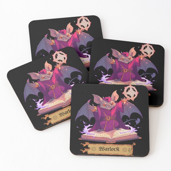 Item preview, Dark Echolocation: The Bat Warlock Spellweaver - RPG Character designed and sold by Zanda-Nerd-Shop.
