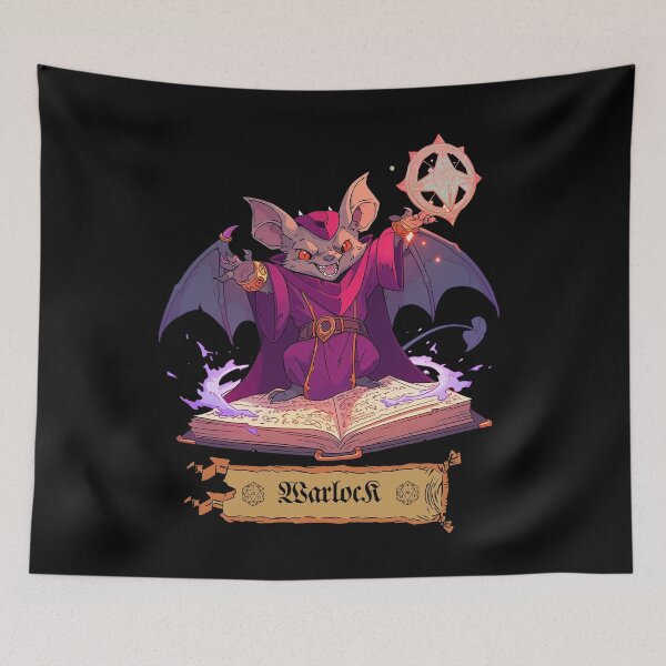 Item preview, Dark Echolocation: The Bat Warlock Spellweaver - RPG Character designed and sold by Zanda-Nerd-Shop.