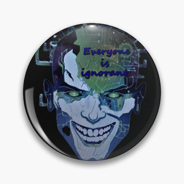Item preview, everyone is ignorant, face, electronics, integrated circuit, designed and sold by NessArtByEwa.