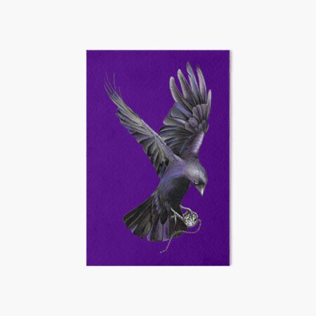 Item preview, Crow Pencilart (indigo) designed and sold by SandraWarmerdam.