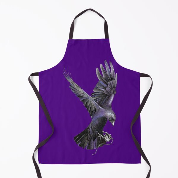 Item preview, Crow Pencilart (indigo) designed and sold by SandraWarmerdam.