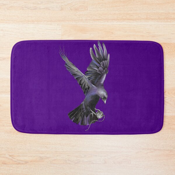 Item preview, Crow Pencilart (indigo) designed and sold by SandraWarmerdam.