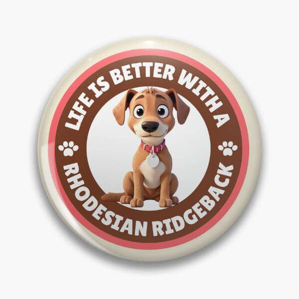 Artikelvorschau, Mit einem Rhodesian Ridgeback-Welpen ist das Leben besser entworfen und verkauft von ChickNickStudio.