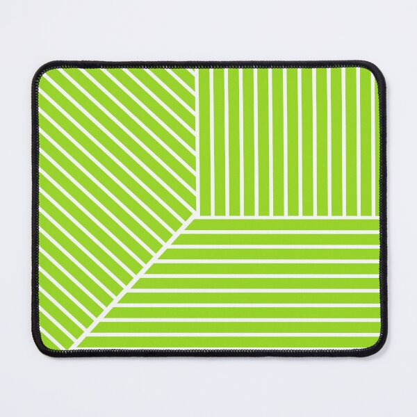 Item preview, Neon Green and White Minimal Modern Stripe Pattern Cyber Lime 2024 Trending Shades designed and sold by ColorOfTheYears.