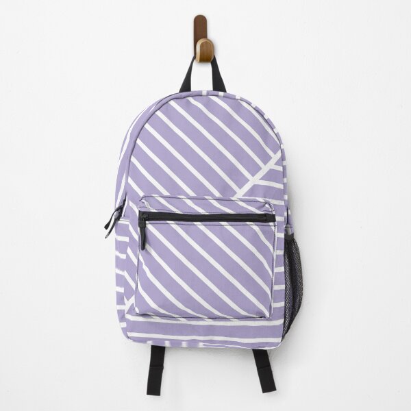 Item preview, Light Purple and White Minimal Modern Stripe Pattern Digital Lavender 134-67-16 2024 Trending Shade designed and sold by ColorOfTheYears.