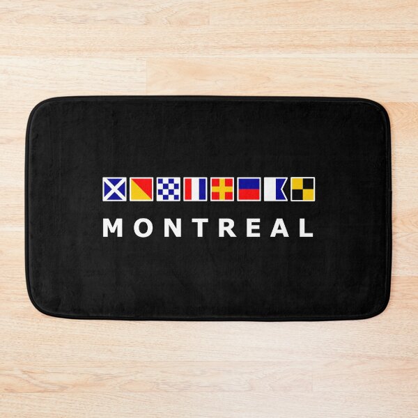 Item preview, Montreal Canada Nautical Sailing Flags Dark Color designed and sold by TinyStarCanada.