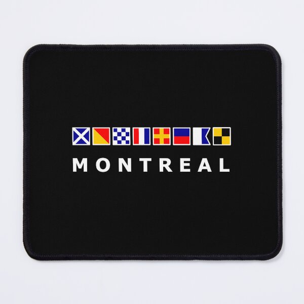 Item preview, Montreal Canada Nautical Sailing Flags Dark Color designed and sold by TinyStarCanada.