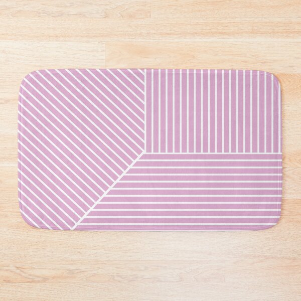 Item preview, Pastel Pink and White Minimal Modern Stripe Pattern Fondant Pink 147-70-20 2024 Trending Shades designed and sold by ColorOfTheYears.