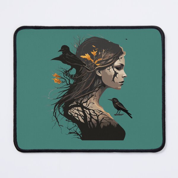 Item preview, Enchanted Path of Falling Leaves - Dark Autumn designed and sold by ArchieDid.