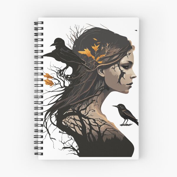 Item preview, Enchanted Path of Falling Leaves - Dark Autumn designed and sold by ArchieDid.
