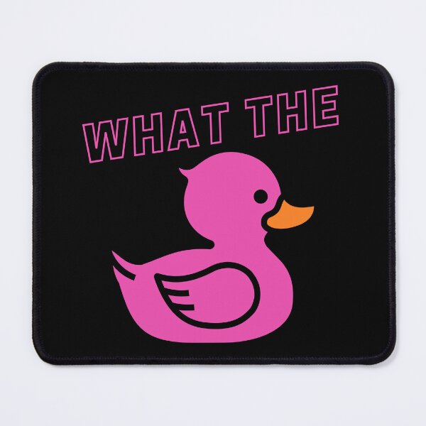 Item preview, What the Duck - Rubber Duck (Neon Pink) designed and sold by DavidsDucks.
