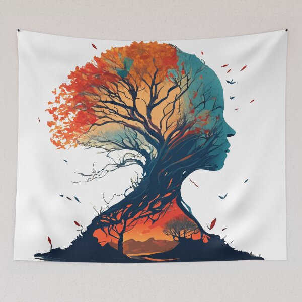 Item preview, Rustic Charm Under the Moon - Dark Autumn designed and sold by ArchieDid.