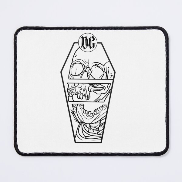 Item preview, Split Skull Coffin - Dancing Goat designed and sold by dbmccormack.