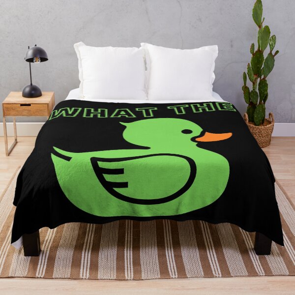 Item preview, What the Duck - Rubber Duck (Neon Green) designed and sold by DavidsDucks.