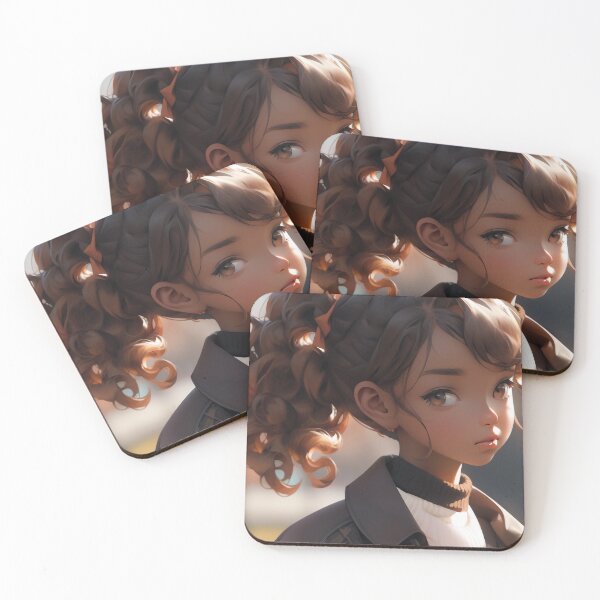 Item preview, brunette woman designed and sold by Teksha-art.