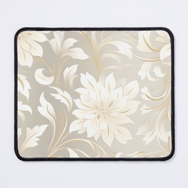 Item preview, Elegant White Flowers Seamless Pattern - Timeless Beauty designed and sold by Moo7shop.