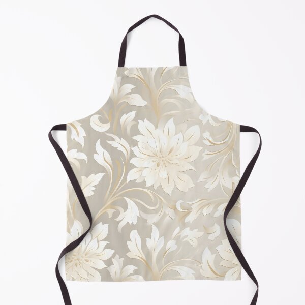 Item preview, Elegant White Flowers Seamless Pattern - Timeless Beauty designed and sold by Moo7shop.