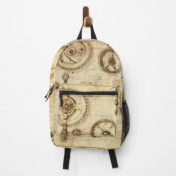 Item preview, Old Gears Drawings and Design on old Manuscript designed and sold by BrandonArtWorld.