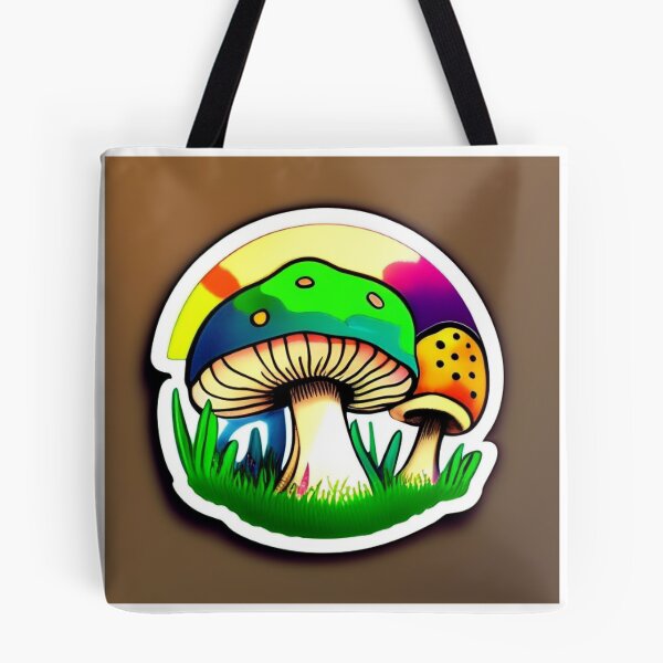 Aperçu de l'œuvre Imprimé champignons sauvages colorés créée et vendue par AudreyTM.