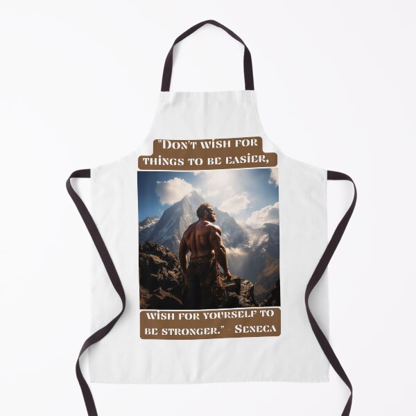 Item preview, "Don't wish for things to be easier, wish for yourself to be stronger." - Seneca designed and sold by STO1KA.