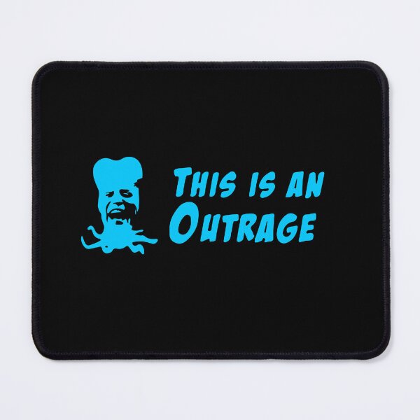 Item preview, This is an outrage - Blue designed and sold by SmallSingy.