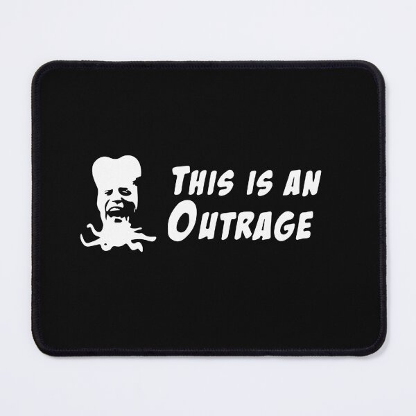 Item preview, This is an outrage - White designed and sold by SmallSingy.