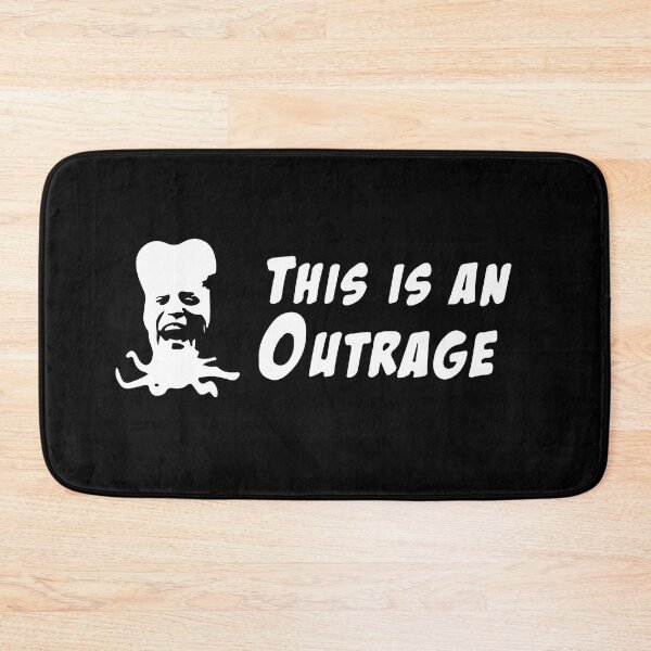 Item preview, This is an outrage - White designed and sold by SmallSingy.
