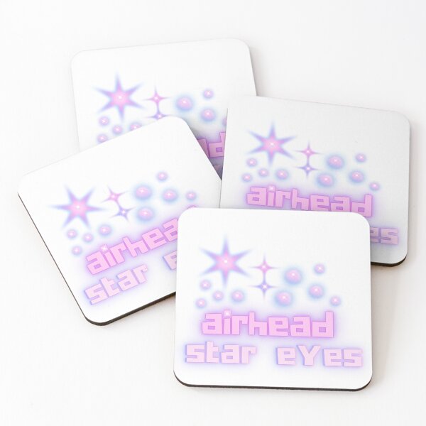 Item preview, Airhead Star Eyes Quote | Pastel Pink-Blue Sparkly Design designed and sold by siderealeyes.