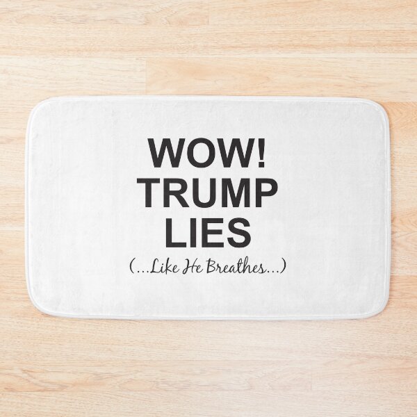 Item preview, Wow! Trump lies designed and sold by Politics-Corner.