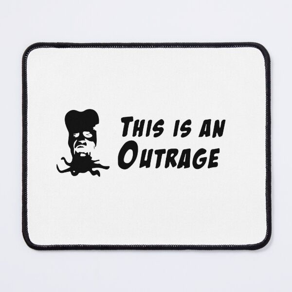 Item preview, This is an outrage - Black designed and sold by SmallSingy.