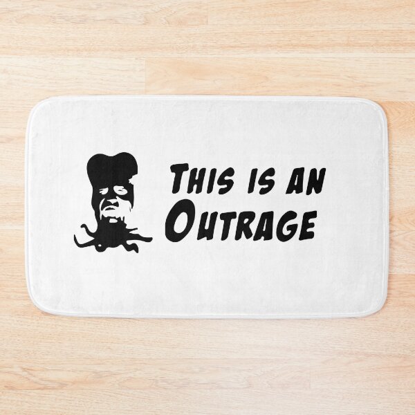 Item preview, This is an outrage - Black designed and sold by SmallSingy.