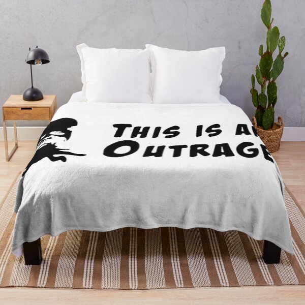 Item preview, This is an outrage - Black designed and sold by SmallSingy.