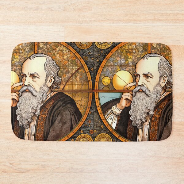 Item preview, Galileo Galilei drawing designed and sold by ComicsFactory.