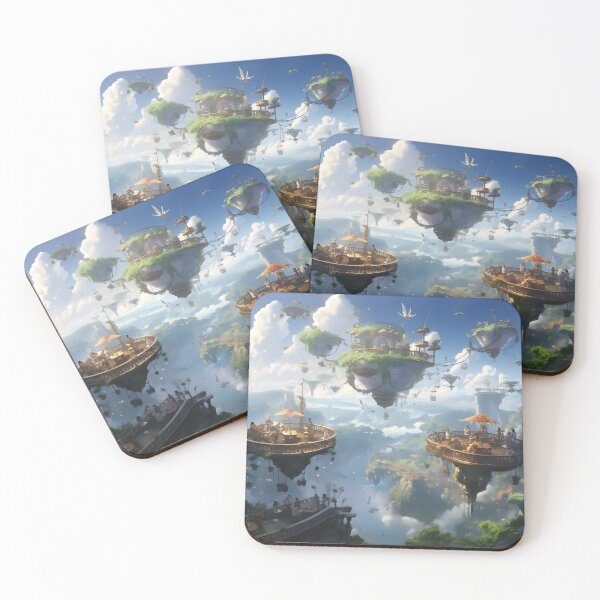 Item preview,  Skybound Serenity: Aerial Tea Soiree in the Cloud Kingdom designed and sold by MystiCanvas.