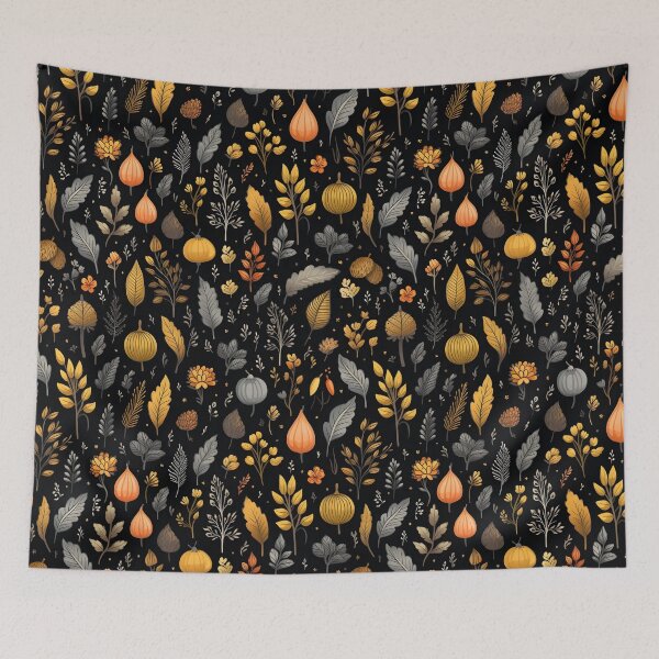 Item preview, Enchanting Autumn Theme Seamless Pattern - Nature's Palette designed and sold by Moo7shop.