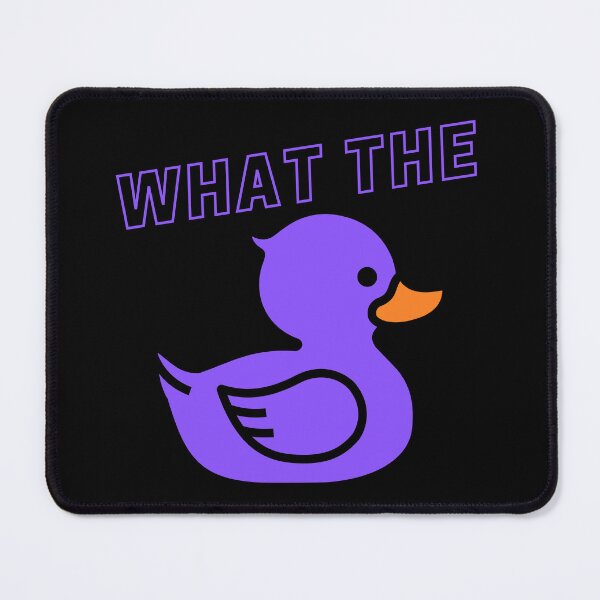 Item preview, What the Duck - Rubber Ducky (Purple) designed and sold by DavidsDucks.