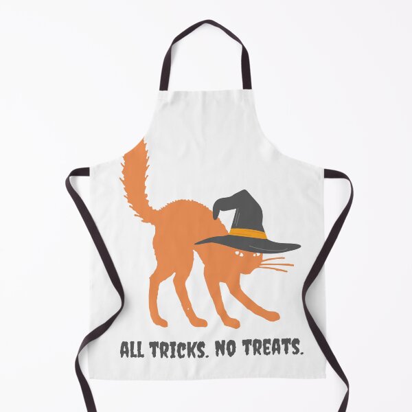 Item preview, All Tricks. No Treats Halloween Cat designed and sold by franklear.